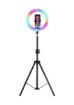 10" RGBLed Işıklı Canlı Yayın Lambası  (Kumandalı) resmi
